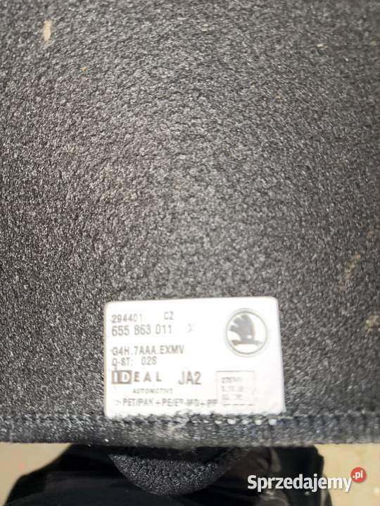 dywaniki welurowe Skoda Kamiq Scala oryginał