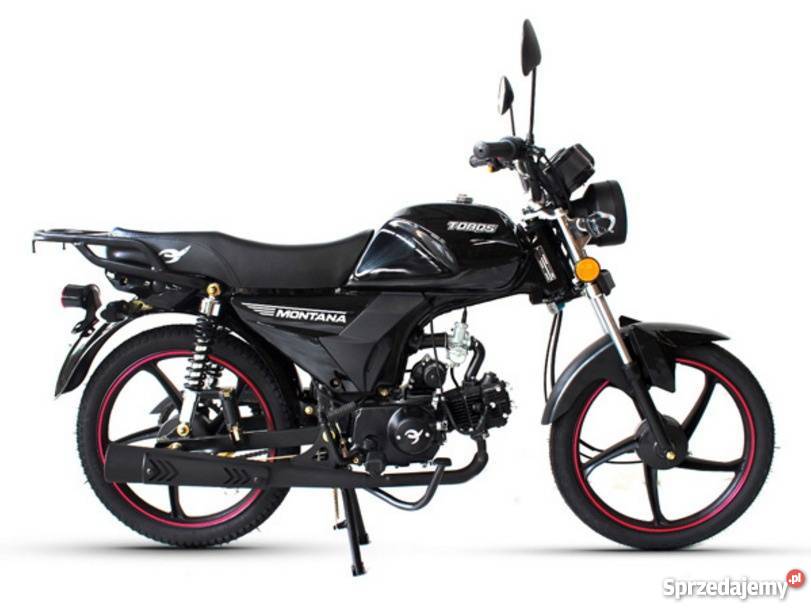 Zipp Toros Montana Motorower 49 czarny Łódź