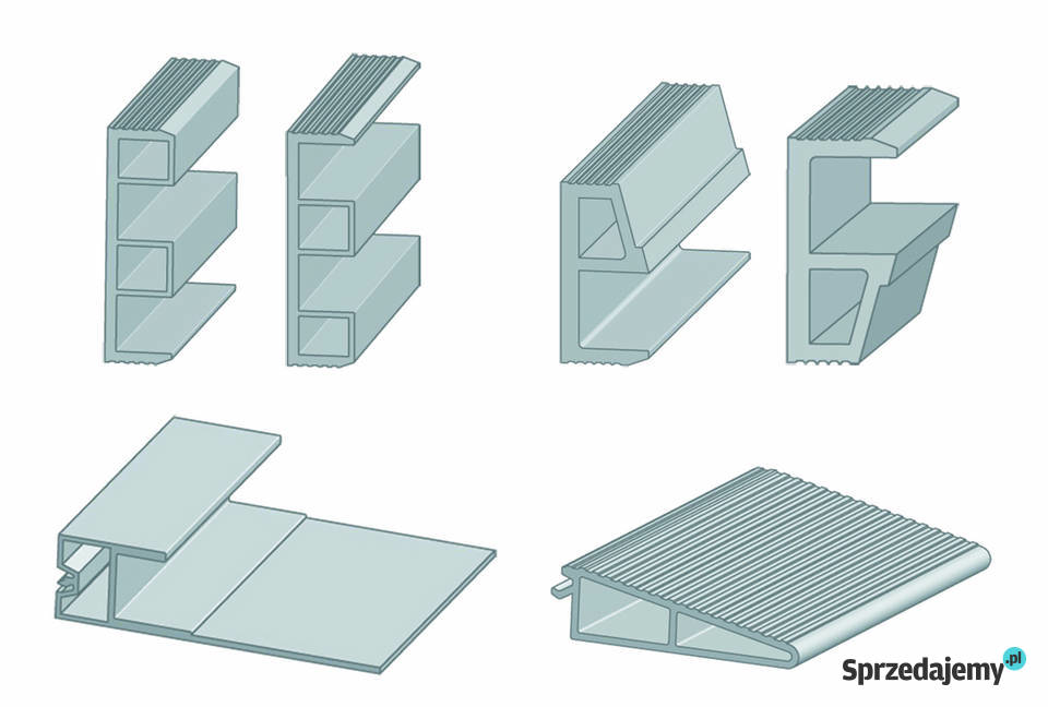 Panel podłogowy ALU 2x wzmoc 230x20x3 otwor