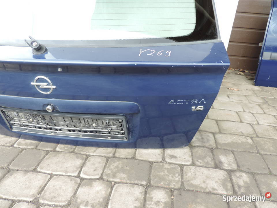 KLAPA TYŁ BAGAŻNIKA OPEL ASTRA 2 ASTRA G HB Y269 osobowe małopolskie Nowy Sącz sprzedam