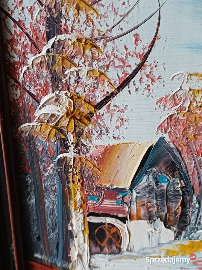 vintage obrazki malowane ręcznie Nowy Targ