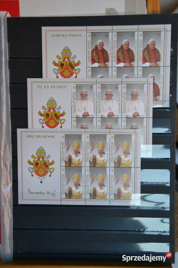Znaczki Papież Benedykt XVI Watykan Sobótka
