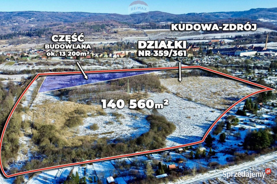 Wyjątkowy teren inwestycyjny 140560 m Kudowa-Zdrój