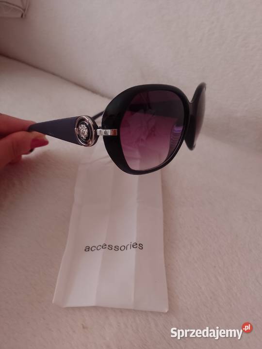 AccessoriesDuże bogato zdobione okulary Dla kobiet Kraków