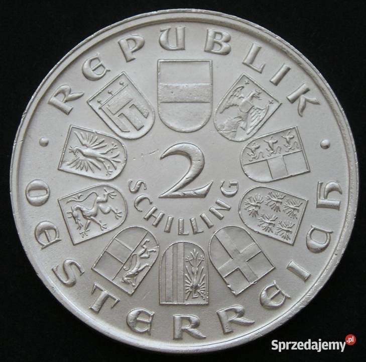 Austria 2 schilling 1928 Franz Schubert srebro Łódź sprzedam