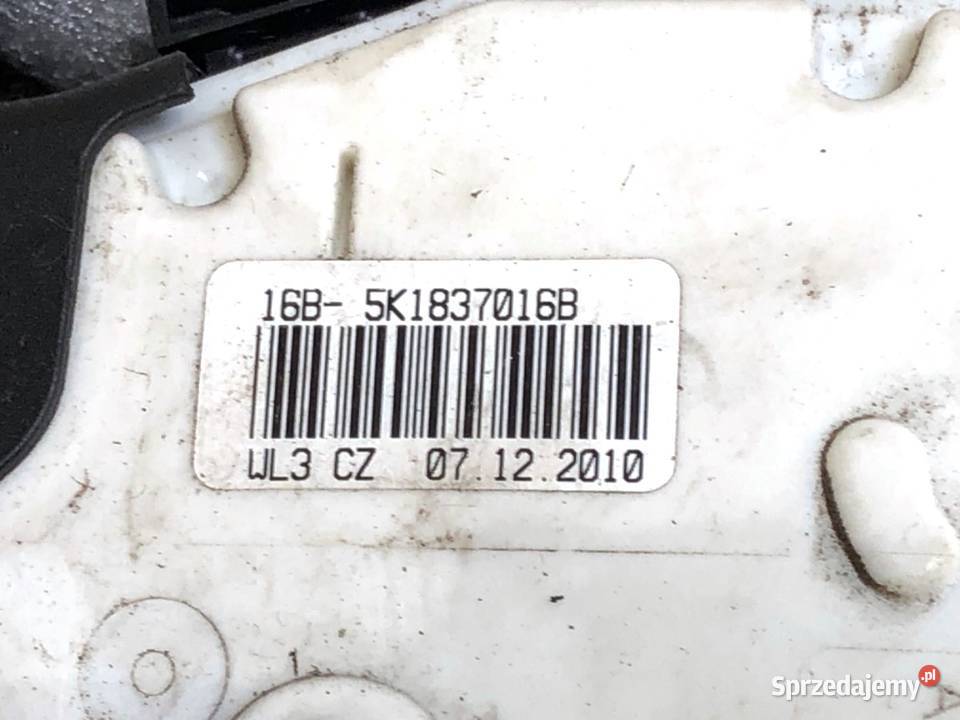 ZAMEK DRZWI PRAWY PRZÓD VW POLO V Hatchback Zamki, wkładki i kluczyki