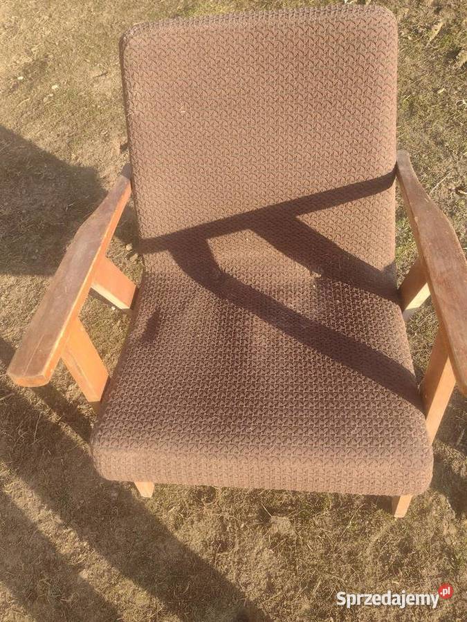 Fotele PRL do renowacji Brodnica