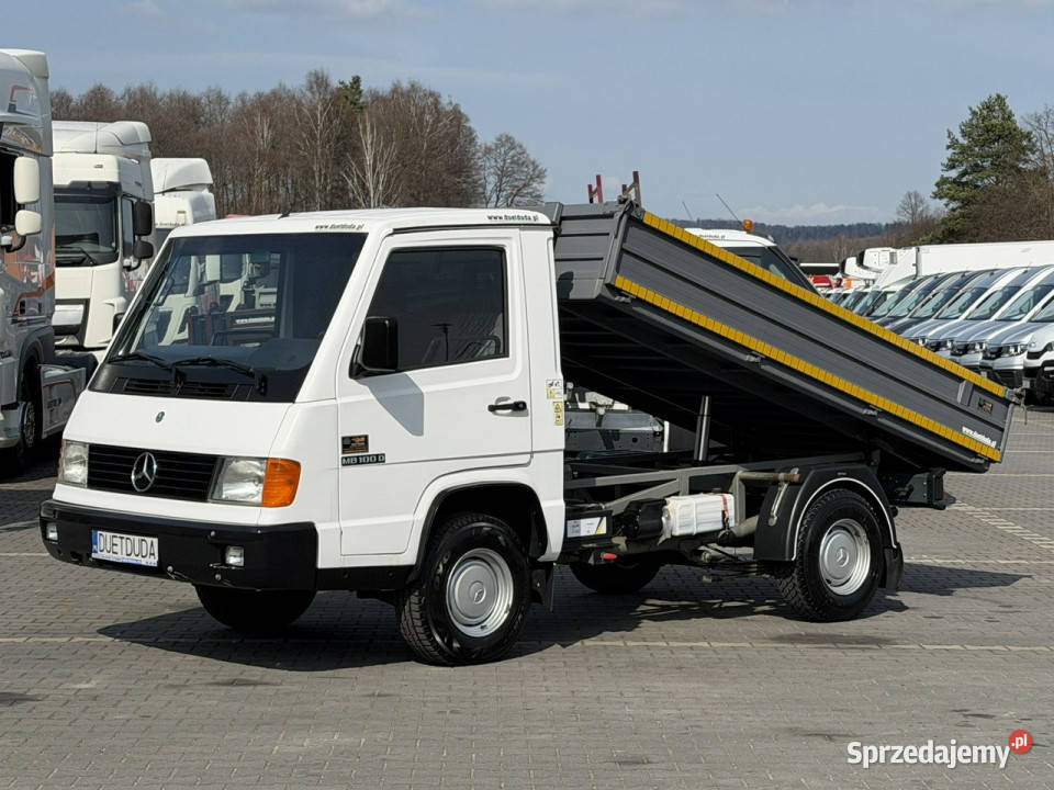 Mercedes MB 100 d 30 88 Wywrotka Kiper 1100 ład Widełki