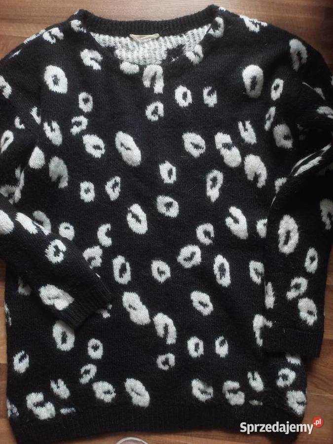 Sweter gruby długi Espirt ML czarny Wrocław