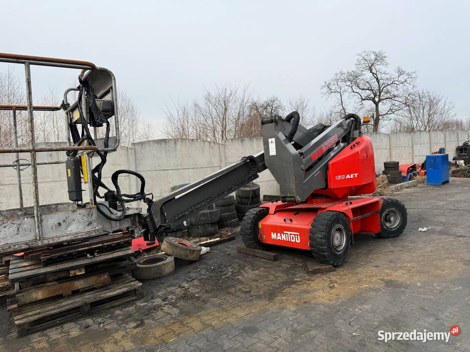 zwyżka podnośnik elektryczny MANITOU 150AET Rok produkcji 2003 Działoszyn sprzedam