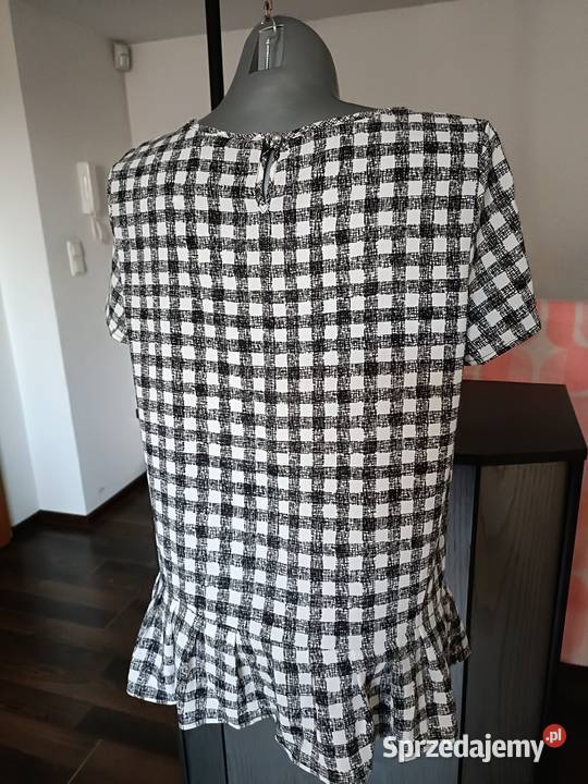 Bluzka w kratkę 1644XXL Kratka Białystok