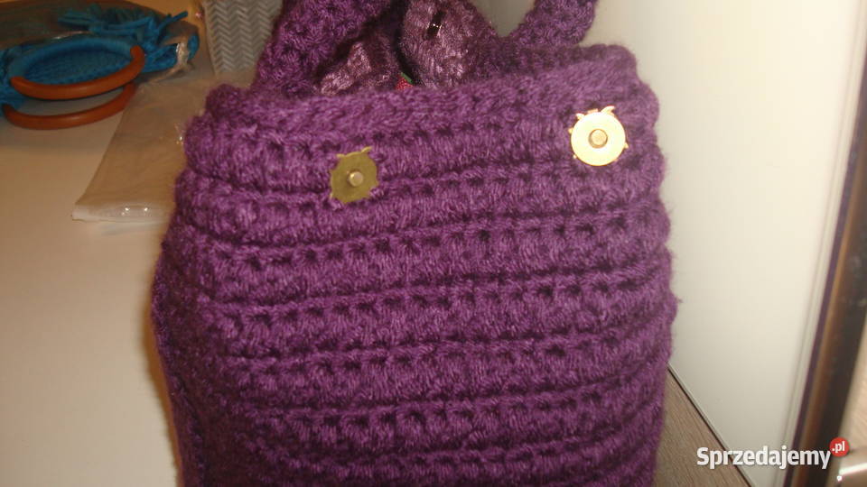 Duża torebka rękodzieło handmade 7 Osięciny