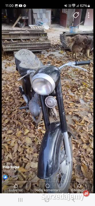 Jawa 175 1959 1km świętokrzyskie Jędrzejów