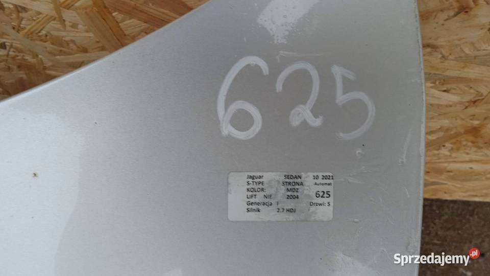 JAGUAR STYPE FL SEDAN KLAPA TYŁ MDZ Zbierkowo