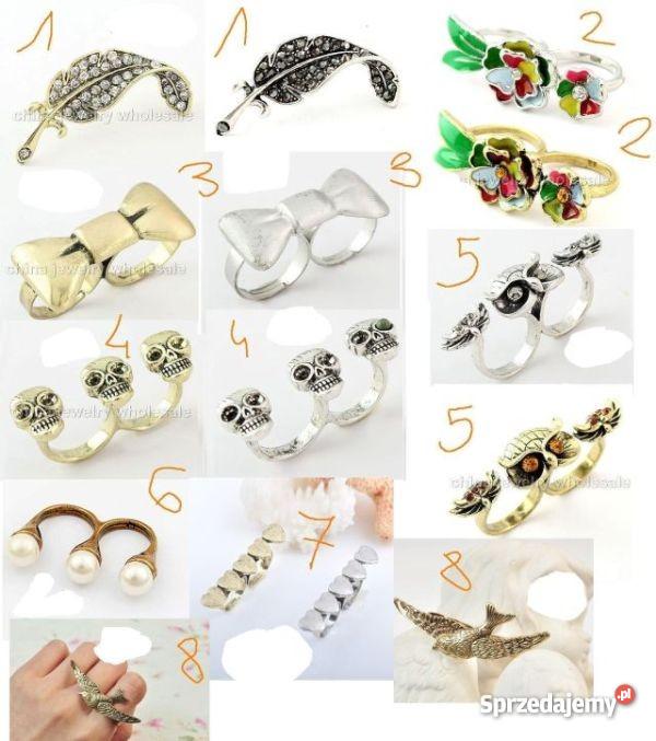 kastet na dwa trzy cztery palce double ring conn Rytel