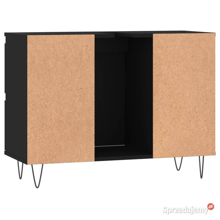 Szafka łazienkowa czarna 80x33x60 materiał mazowieckie Warszawa