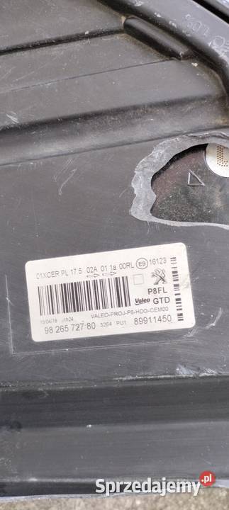 PEUGEOT 3008 5008 Lampa Lewa Moduł FULL LED