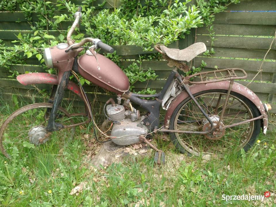 Motorower Komar 232 sztywniak na pedały silnik łódzkie Skierniewice