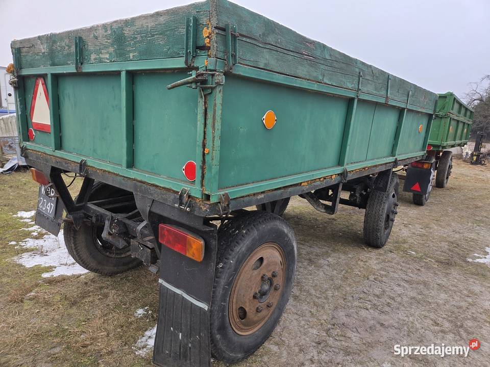 Przyczepa rolnicza Piława Górna 35t nieuszkodzony Złoczew
