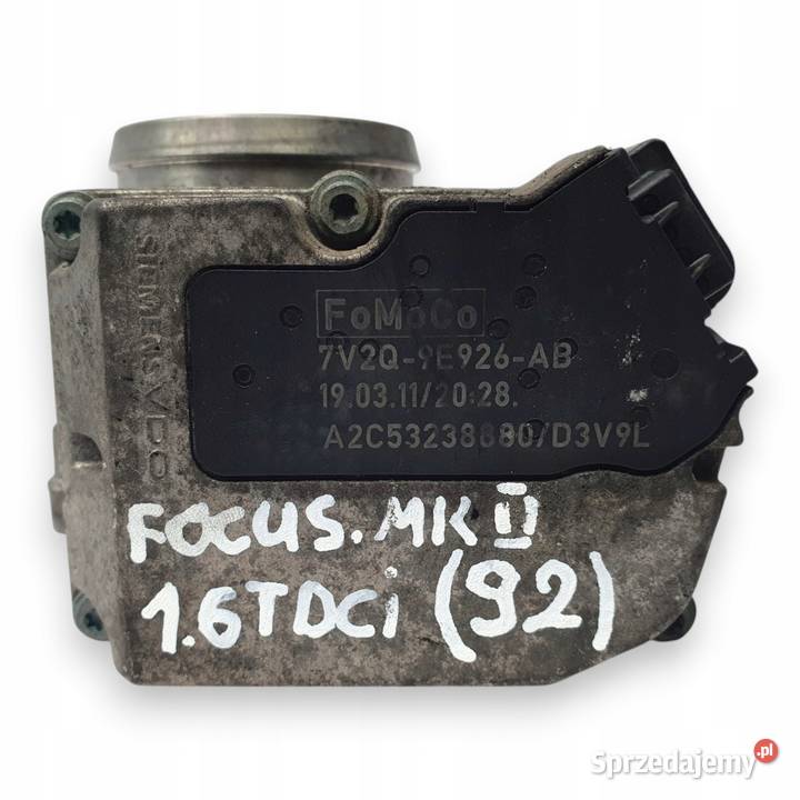 PRZEPUSTNICA Ford Focus C 16 TDCI A2C53238880 lubelskie Chełm
