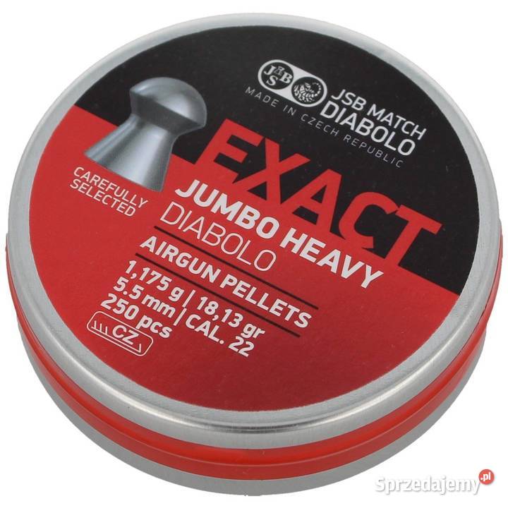Śrut JSB Exact Jumbo Heavy 552mm 250 546287250 Warszawa