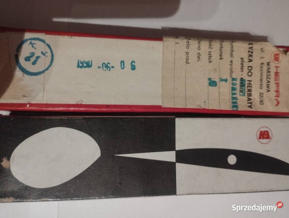 Zestaw łyżeczki bogato zdobione