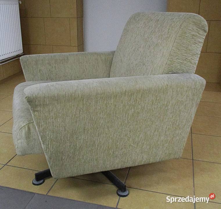 Stary Fotel Obrotowy PRL Nieporęt