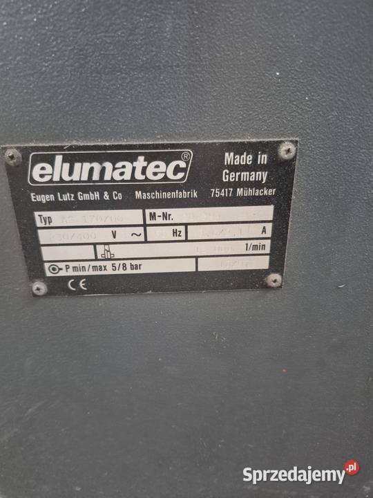 Frezarko kopiarka elumatec frezarka do aluminium podlaskie Łomża