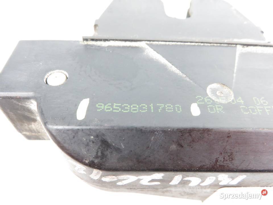 ZAMEK KLAPY PEUGEOT 607 9653831780