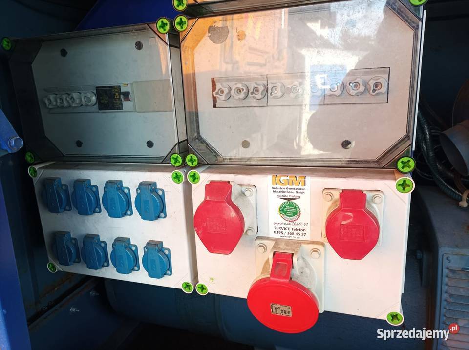 Agregat Generator Prądotwórczy VEB FIMAG 60 Kva 400h