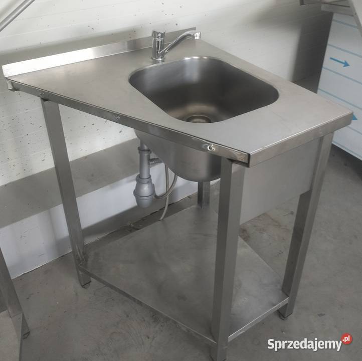 Zlew 1komorowy gastronomiczny 70x70x89 Słupia Kapitulna
