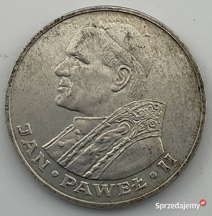 Srebrna moneta 1000 1983 Jan Paweł II PRL Srebro Pozostałe Kraków sprzedam