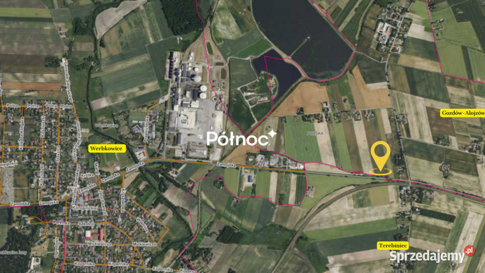 Działka komercyjna 030 ha DK74 Alojzów Nieruchomości