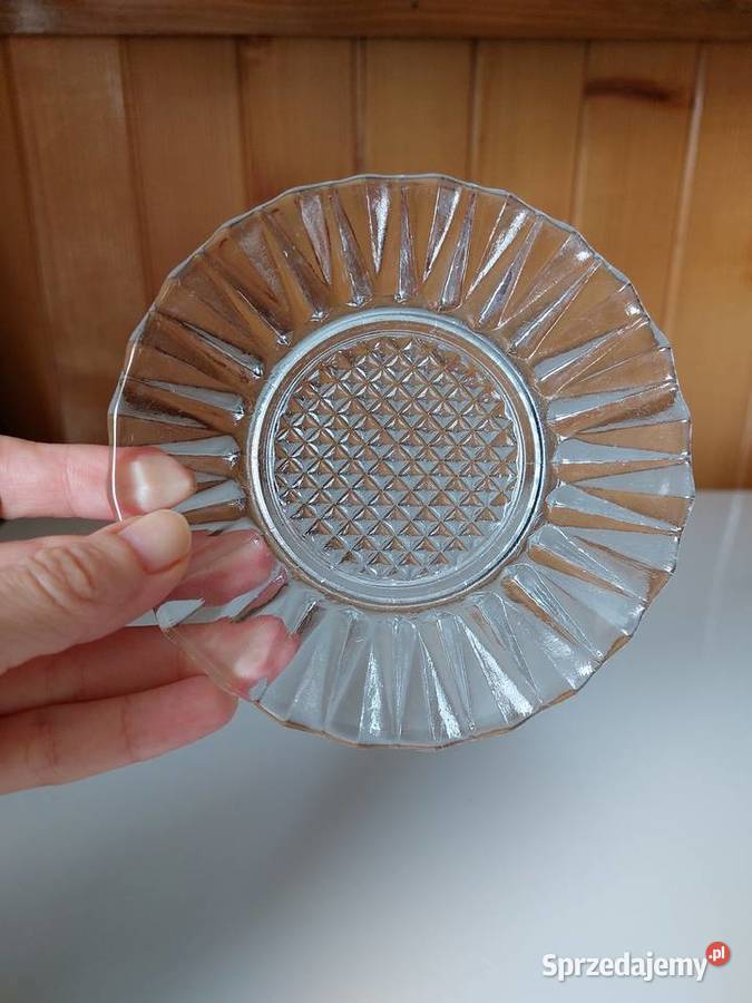 talerzyki szklane HSG Ząbkowice PRL 10 sztuk Poznań