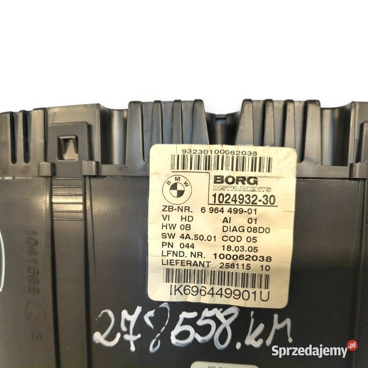 LICZNIK ZEGARY 6964499 BMW E81 E87 16 i Benzyna