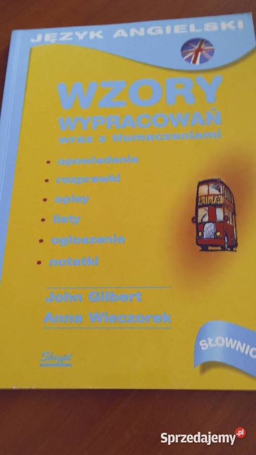 wzory wypracowań z tłumaczeniami język angielski Poznań sprzedam