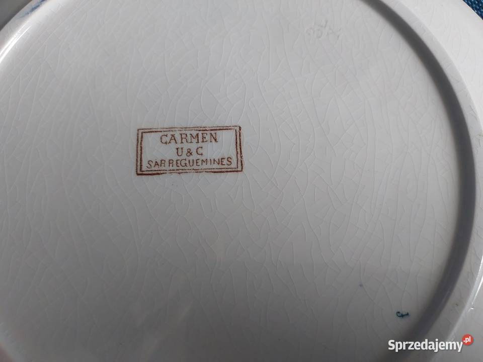Talerz płaski 5 Sarreguemines Skwierzyna sprzedam