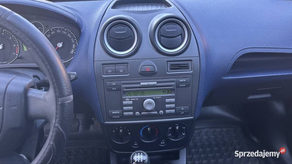 Ford Fiesta MK6 13 benzyna 2007r 0KM