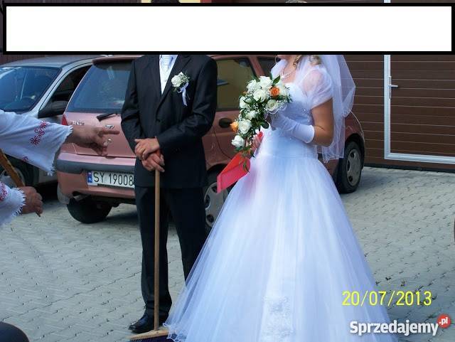 Sprzedam piękną suknię ślubną Rozmiar 38(M) małopolskie Bobowa