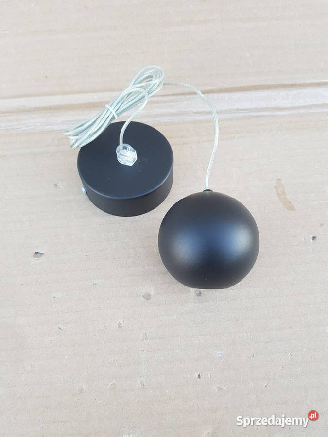 Lampa wisząca KULKA KULA MINI LED czarna lustrze