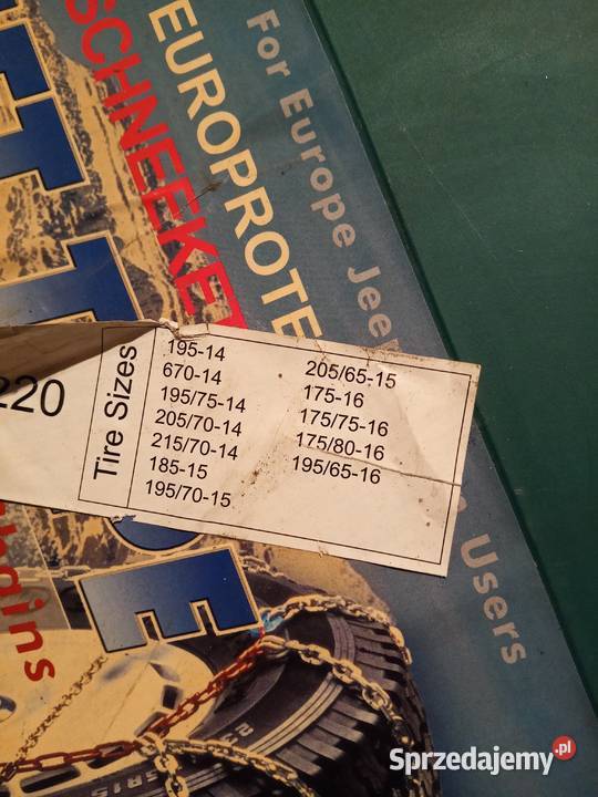 Łańcuchy śniegowe tanio dużo sztuk 50 zl Łańcuchy śniegowe Motoryzacja Wrocław