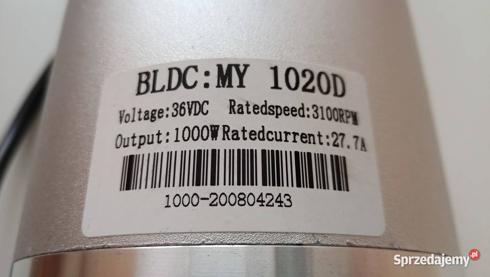 Silnik BLDC bezszczotkowy 36v 1000W łapy 11z Hulajnogi elektryczne Warszawa
