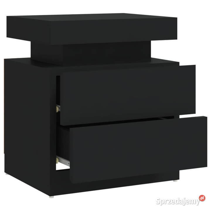 Szafka nocna czarna 45x35x52 materiał mazowieckie Warszawa