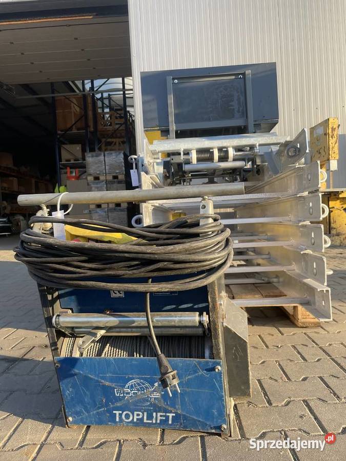 Winda drabina dekarska Bocker TopLift 12m Rok produkcji 2012 wielkopolskie Ślesin