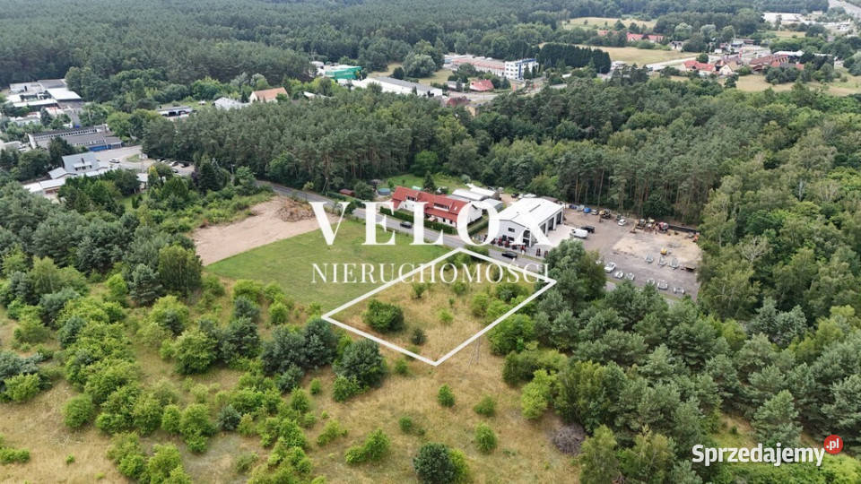 działka pod myjnię samochodową Stobno