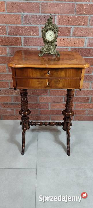 Piękny stolik niciak Ludwik Filip antyk Antyki lubuskie Łagów