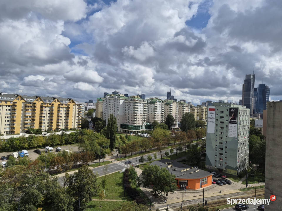 2 pokoje z widokiem 11 piętro Okopowa 43 34.46m2