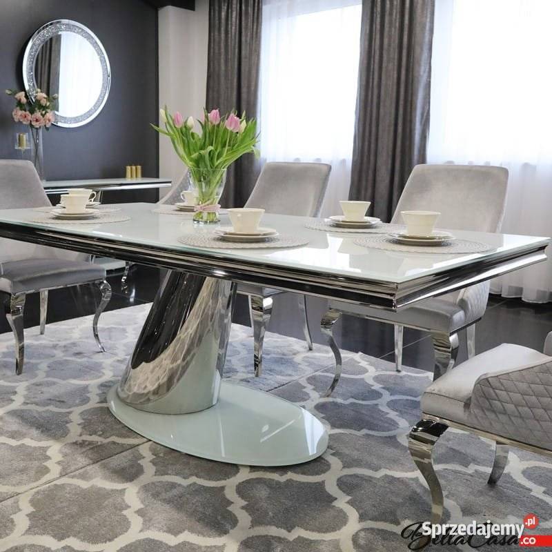 Zestaw mebli glamour Dorado stół ława stolik mazowieckie Warszawa
