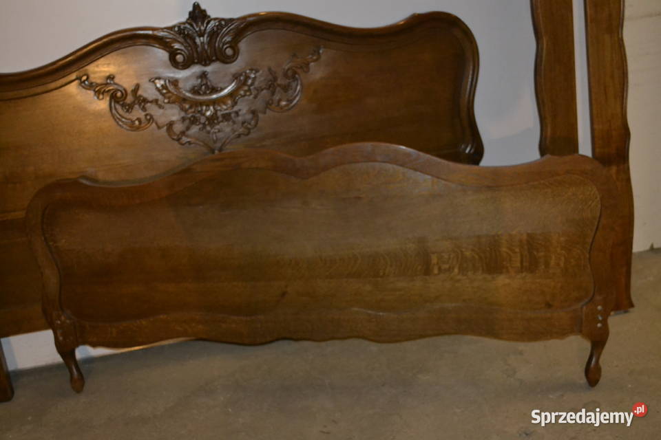 łóżko ludwikowskie 150 dąb śląskie Będzin