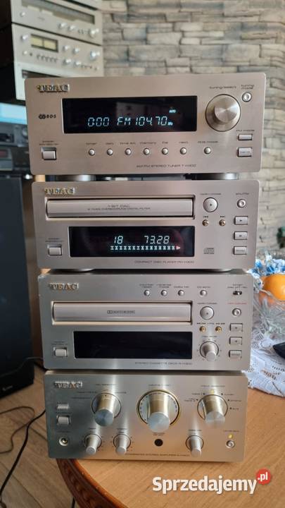 Wieża TEAC AH300 Deck RH300 TH300 i odtwarzacz Warta